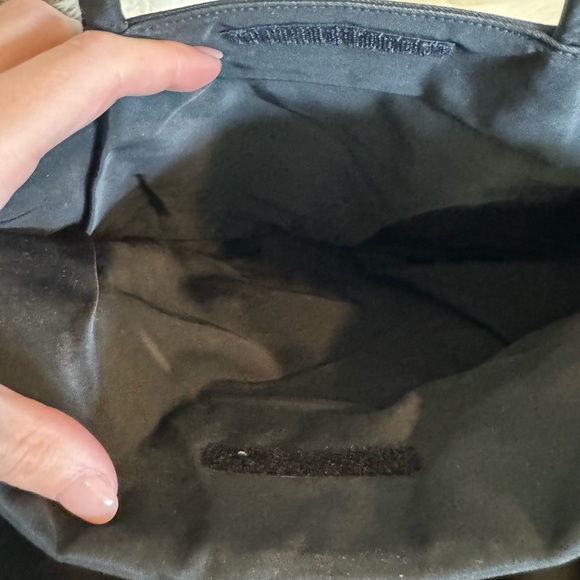 Vintage PRADA Tessuto Black Nylon Tote commuter Bag - Picture 10 of 12